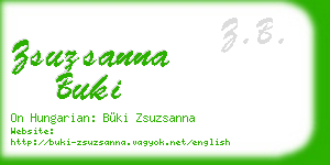zsuzsanna buki business card